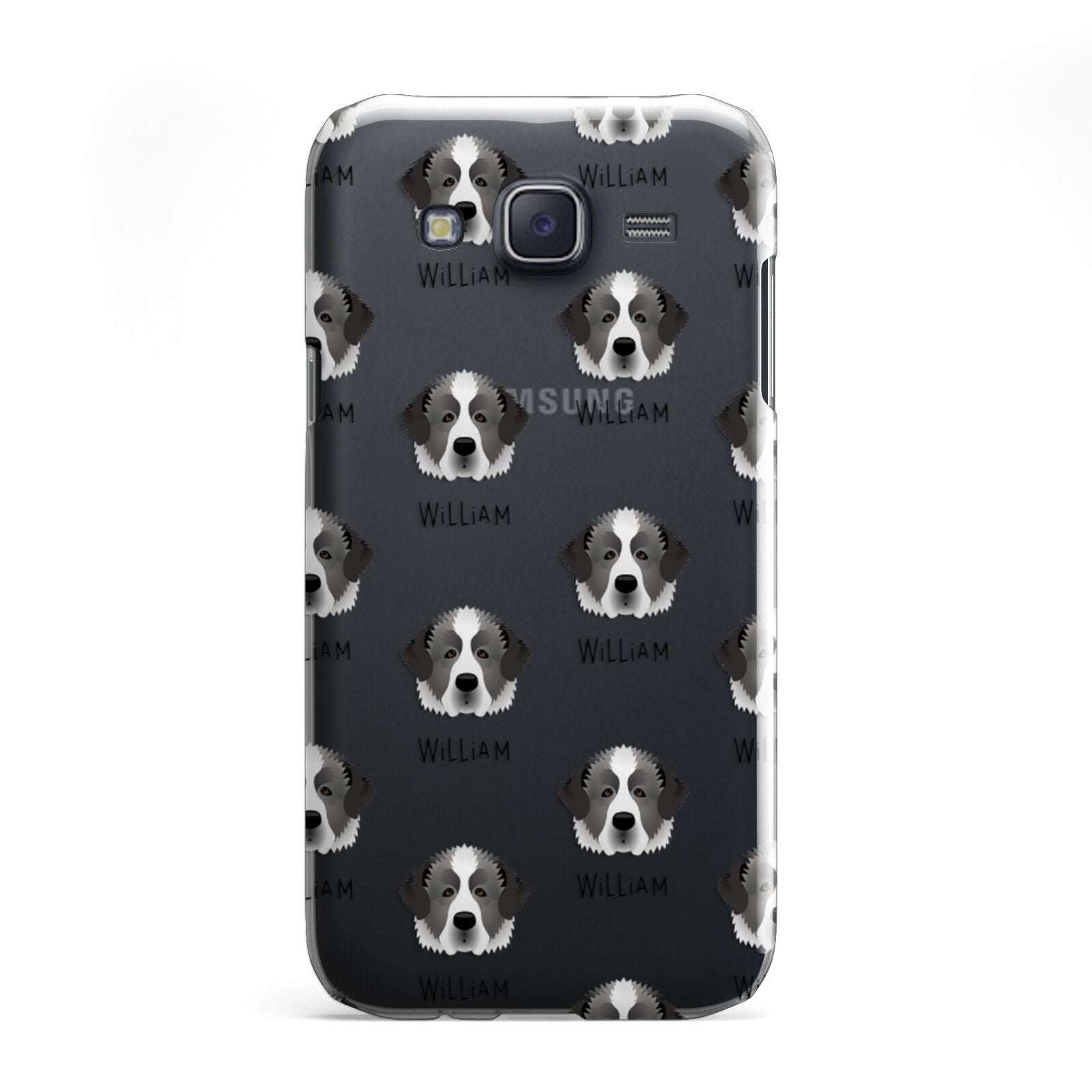 Pyrenean Mastiff Icon with Name Samsung Galaxy J5 Case