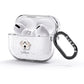 Pyrenean Mastiff Personalised AirPods Glitter Case 3rd Gen Side Image