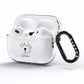 Pyrenean Mastiff Personalised AirPods Pro Clear Case Side Image