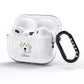 Pyrenean Mastiff Personalised AirPods Pro Glitter Case Side Image