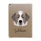 Pyrenean Mastiff Personalised Apple iPad Gold Case