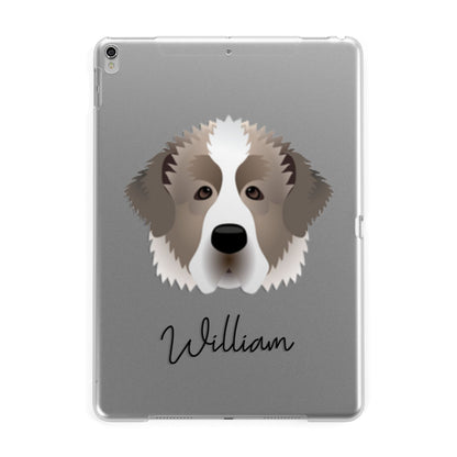 Pyrenean Mastiff Personalised Apple iPad Silver Case