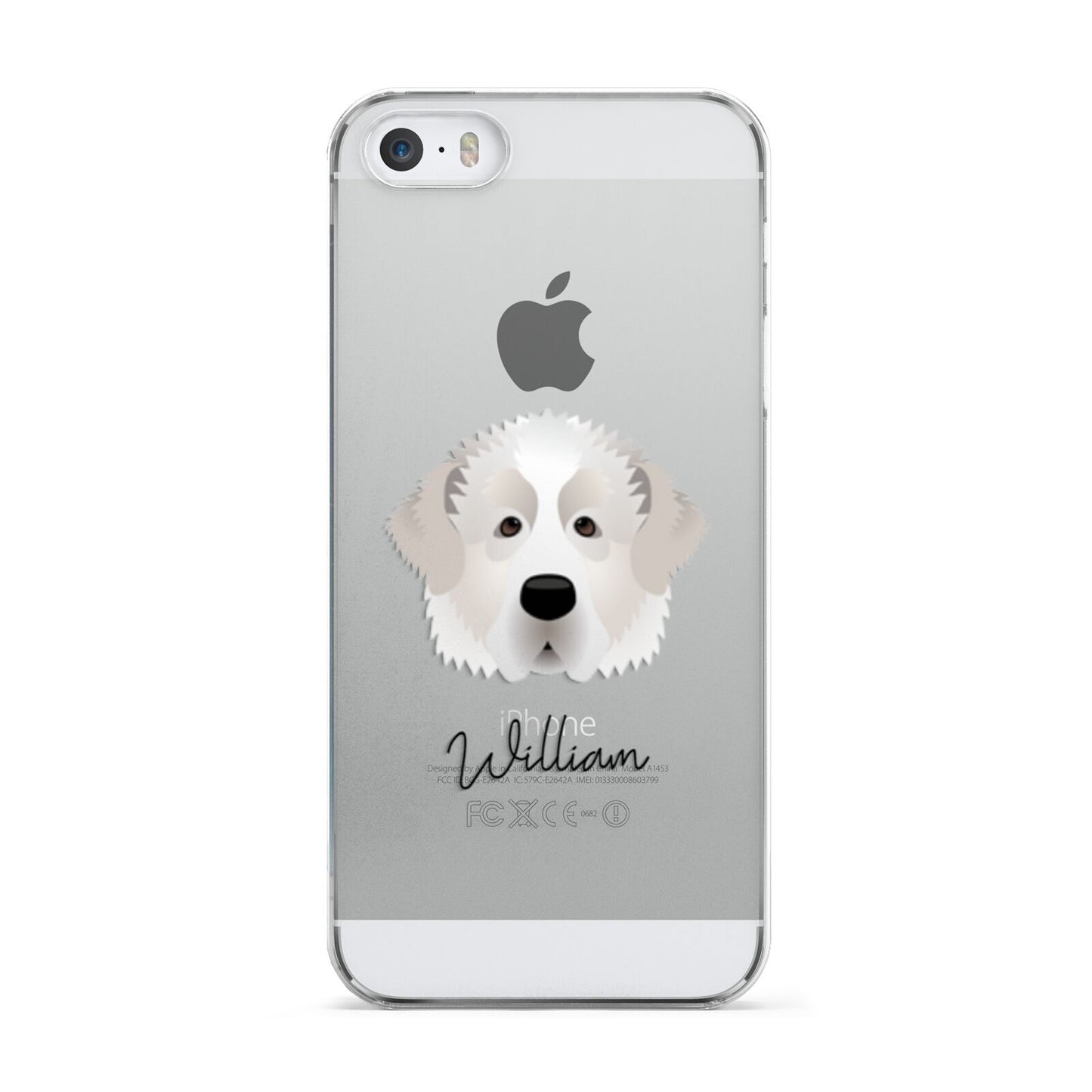 Pyrenean Mastiff Personalised Apple iPhone 5 Case