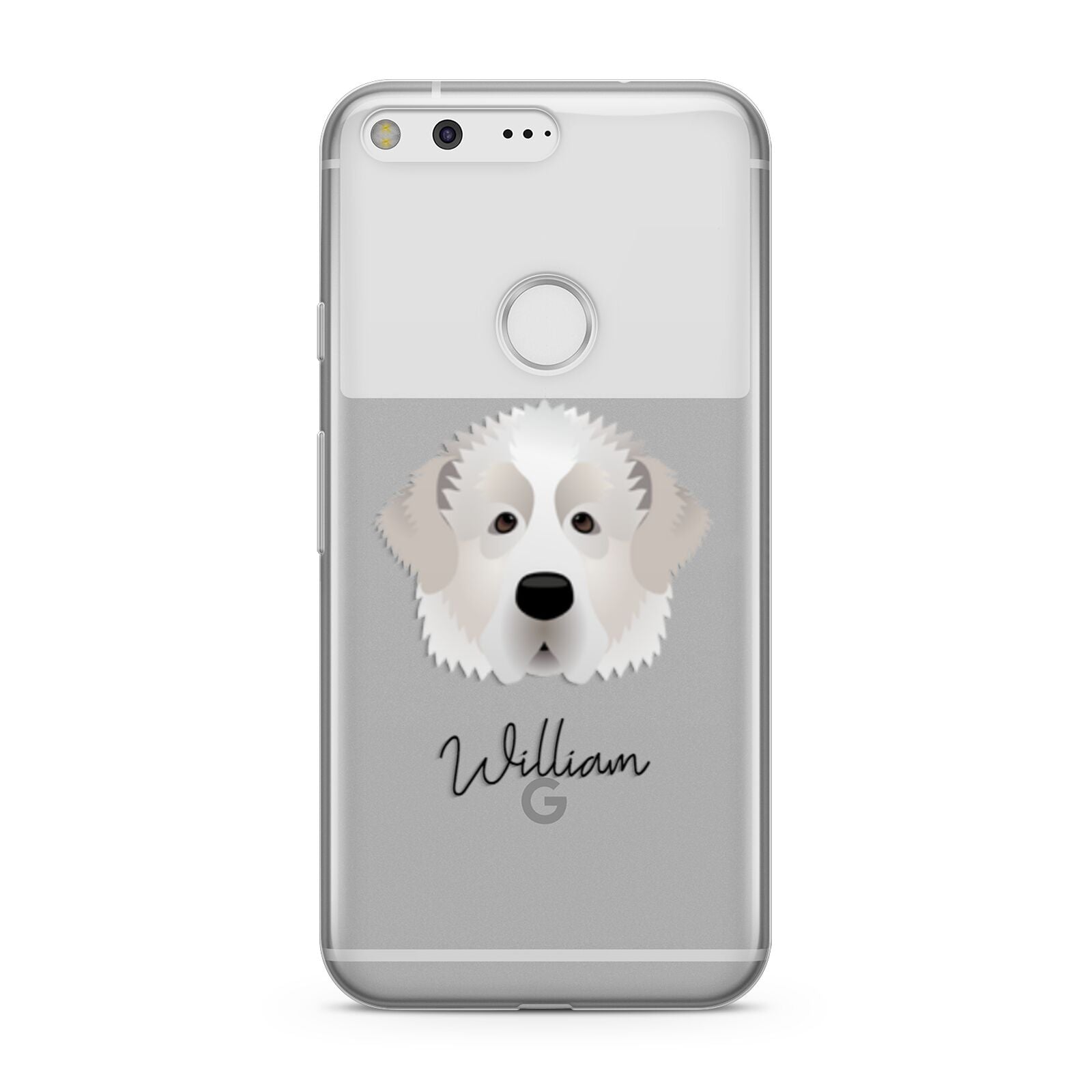 Pyrenean Mastiff Personalised Google Pixel Case