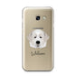 Pyrenean Mastiff Personalised Samsung Galaxy A3 2017 Case on gold phone