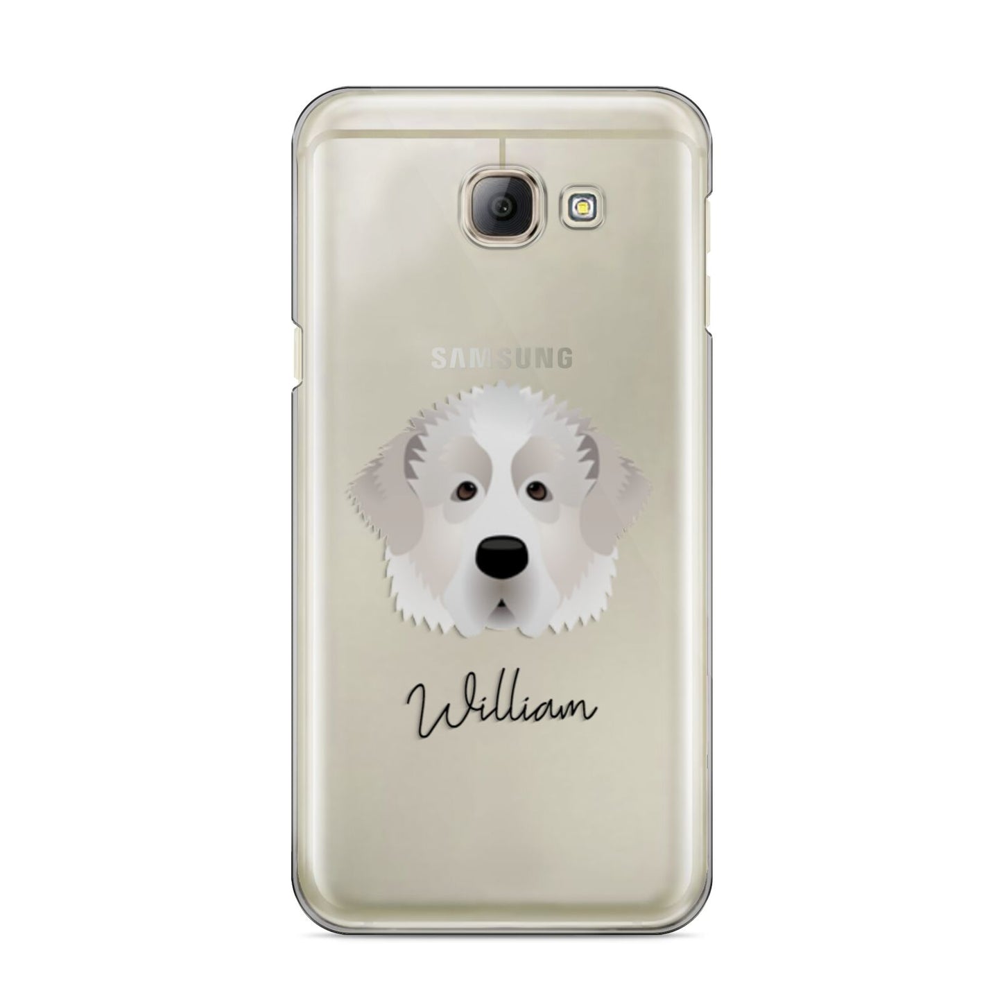 Pyrenean Mastiff Personalised Samsung Galaxy A8 2016 Case