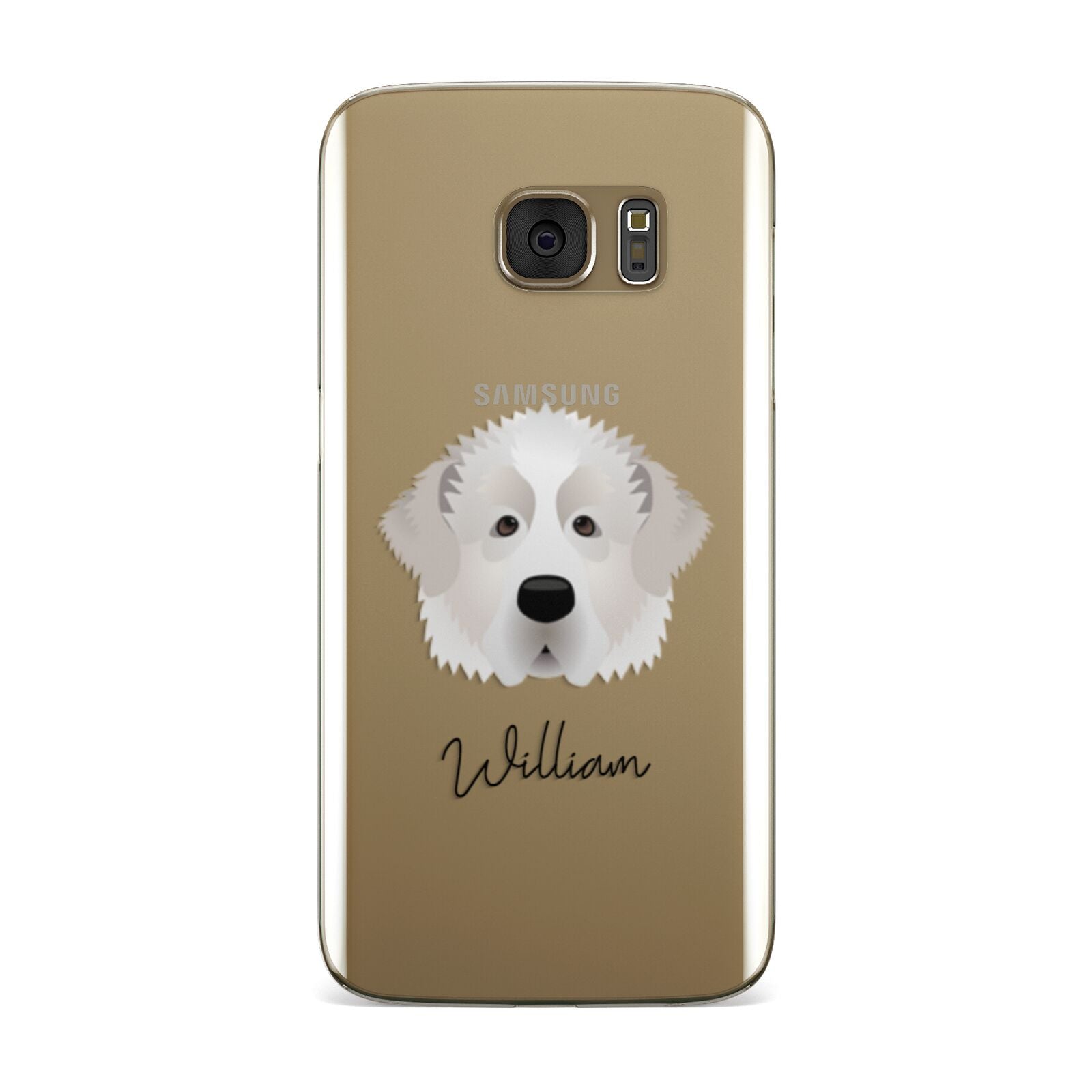 Pyrenean Mastiff Personalised Samsung Galaxy Case
