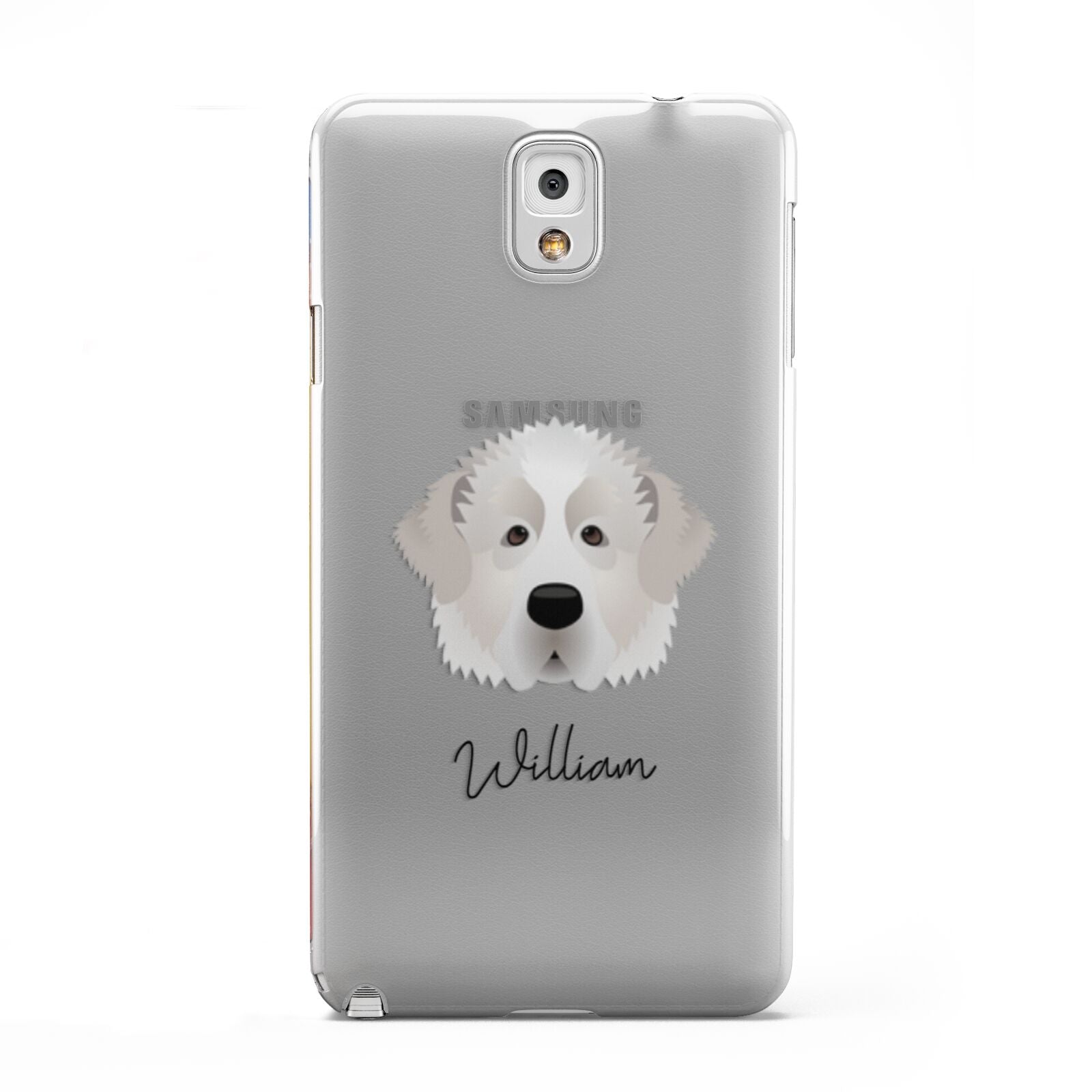 Pyrenean Mastiff Personalised Samsung Galaxy Note 3 Case