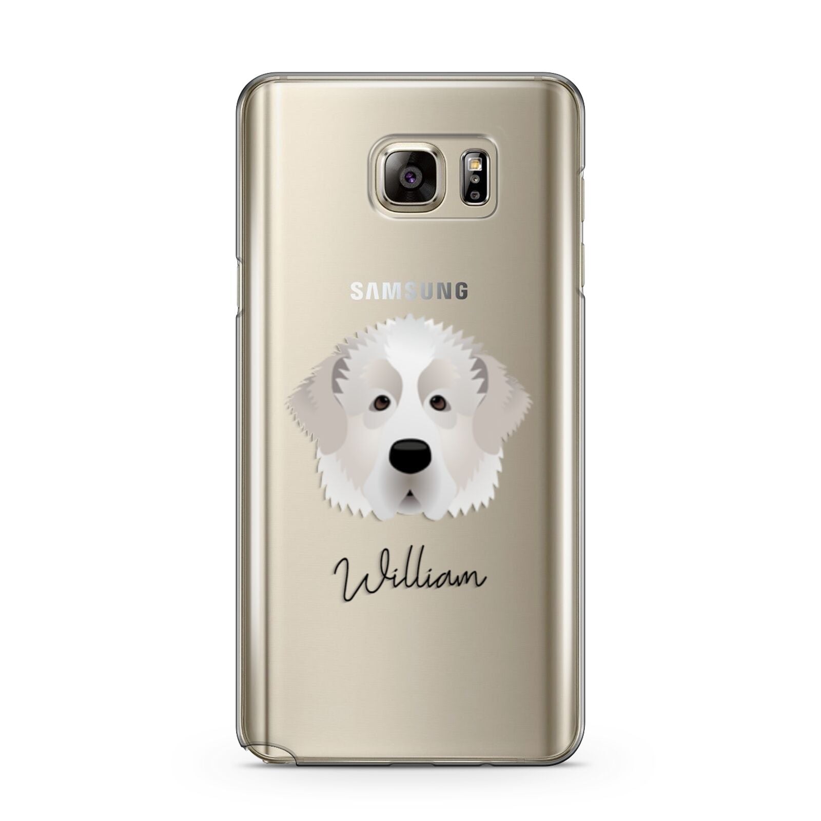 Pyrenean Mastiff Personalised Samsung Galaxy Note 5 Case