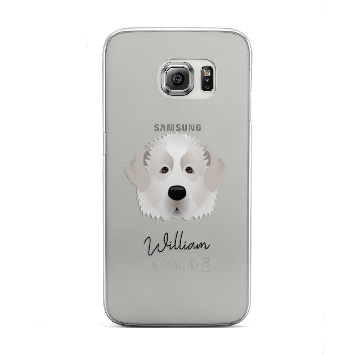 Pyrenean Mastiff Personalised Samsung Galaxy S6 Edge Case