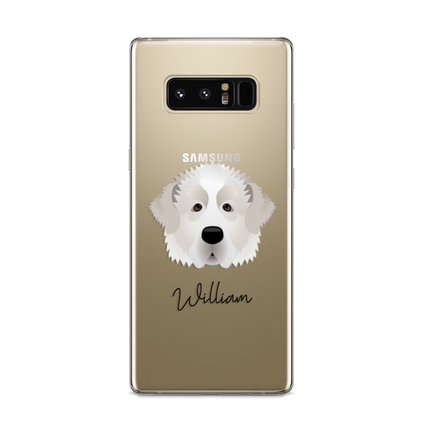Pyrenean Mastiff Personalised Samsung Galaxy S8 Case