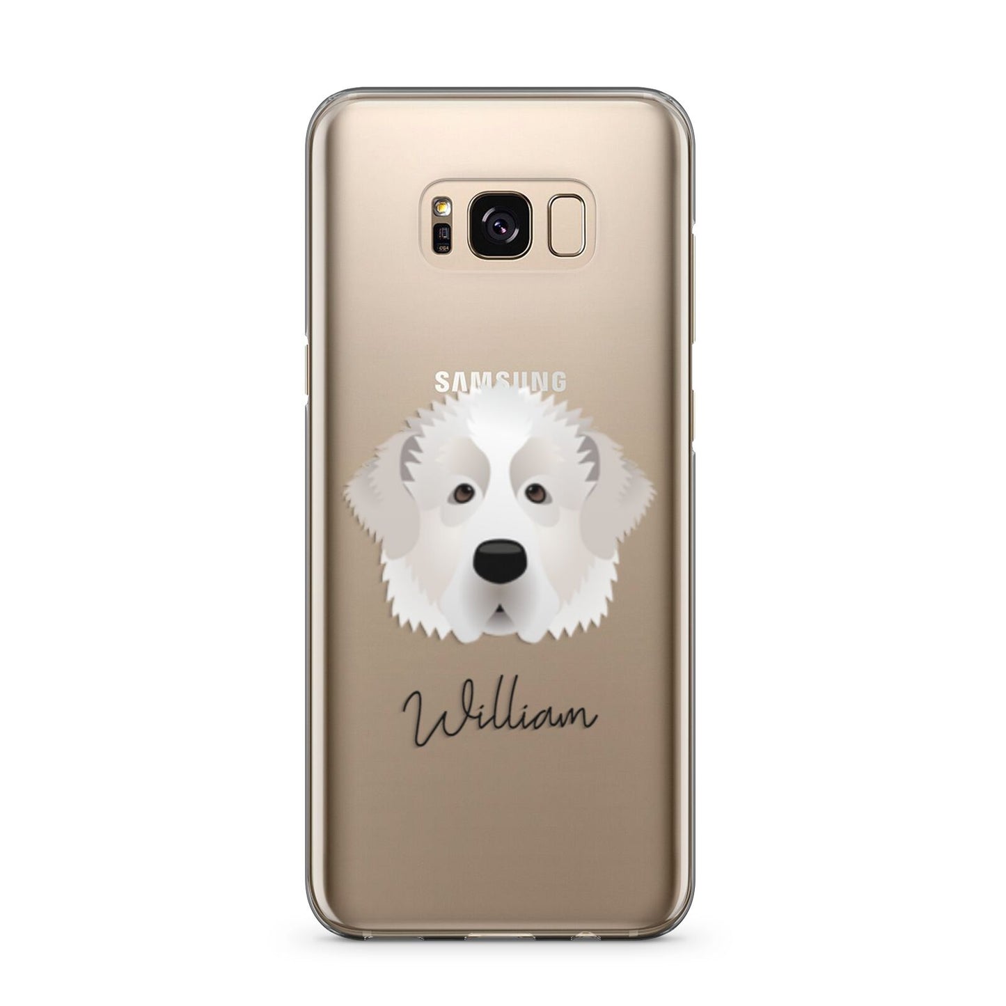 Pyrenean Mastiff Personalised Samsung Galaxy S8 Plus Case