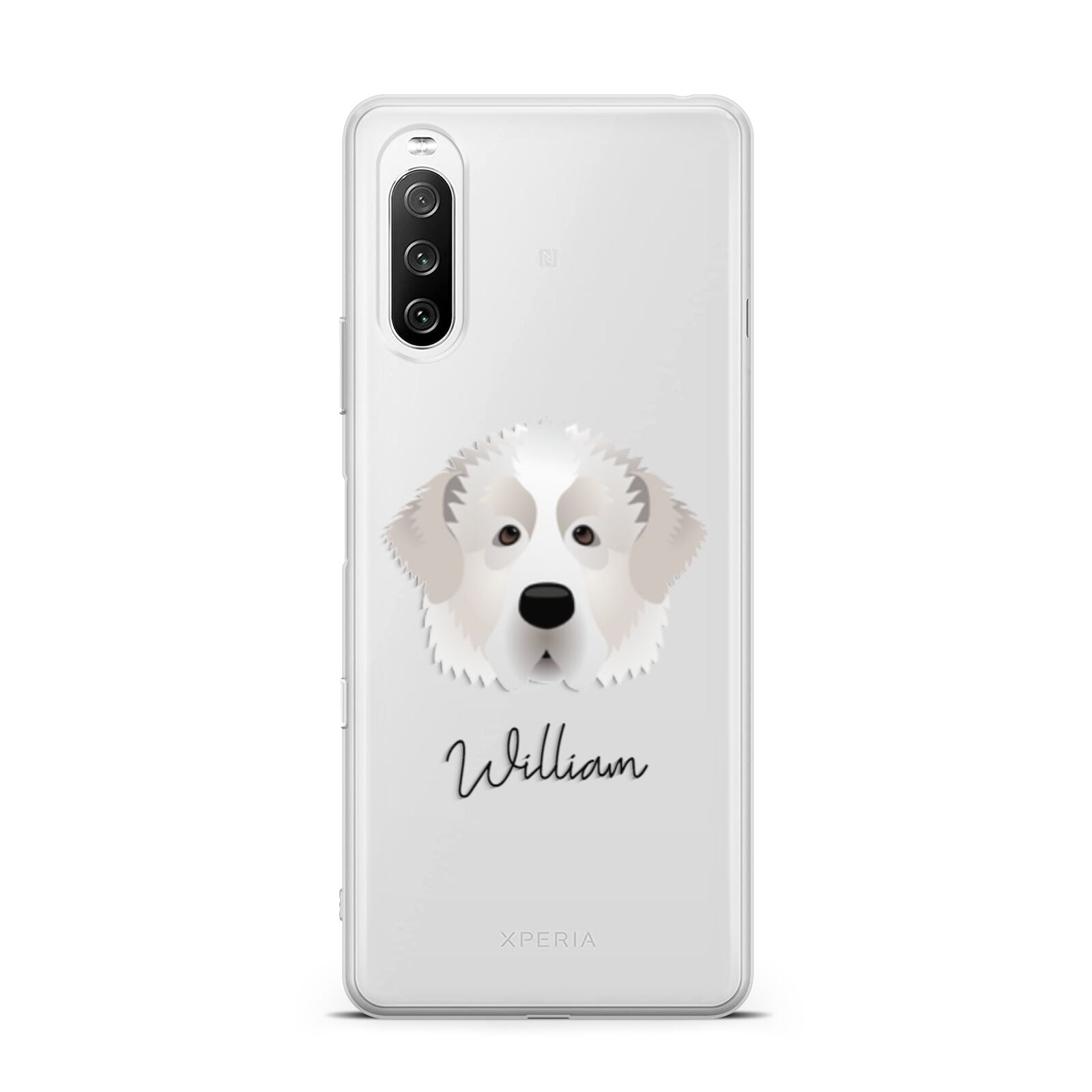 Pyrenean Mastiff Personalised Sony Xperia 10 III Case