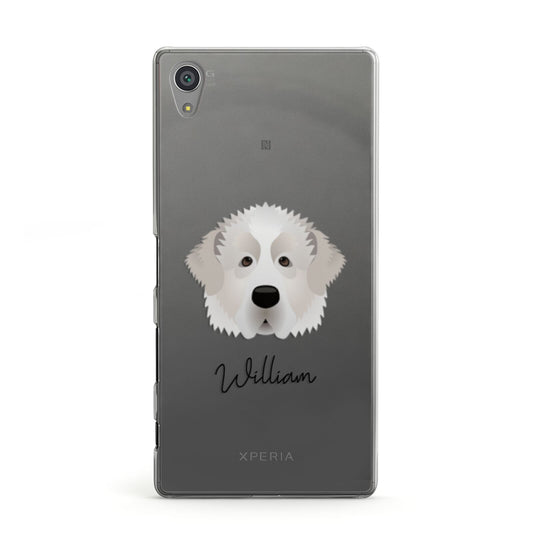 Pyrenean Mastiff Personalised Sony Xperia Case