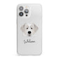 Pyrenean Mastiff Personalised iPhone 13 Pro Max Clear Bumper Case