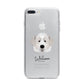 Pyrenean Mastiff Personalised iPhone 7 Plus Bumper Case on Silver iPhone
