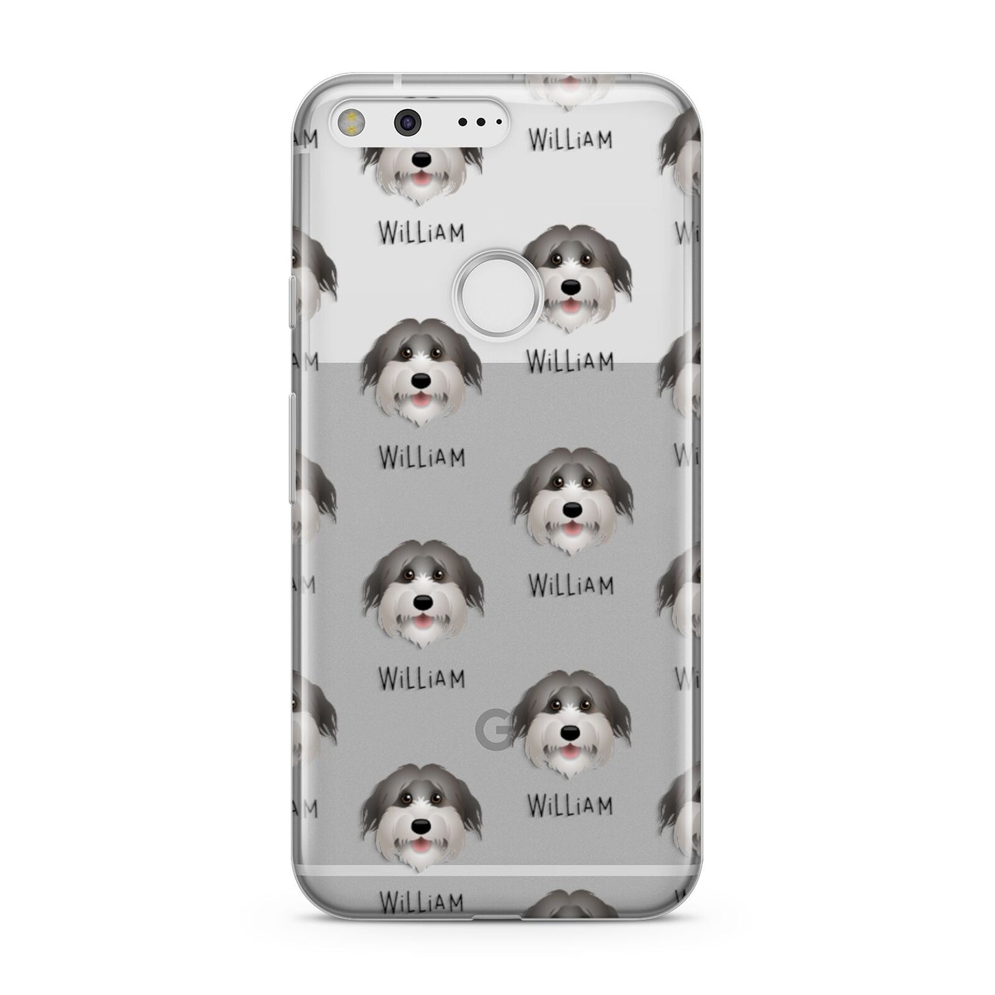 Pyrenean Shepherd Icon with Name Google Pixel Case