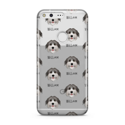 Pyrenean Shepherd Icon with Name Google Pixel Case