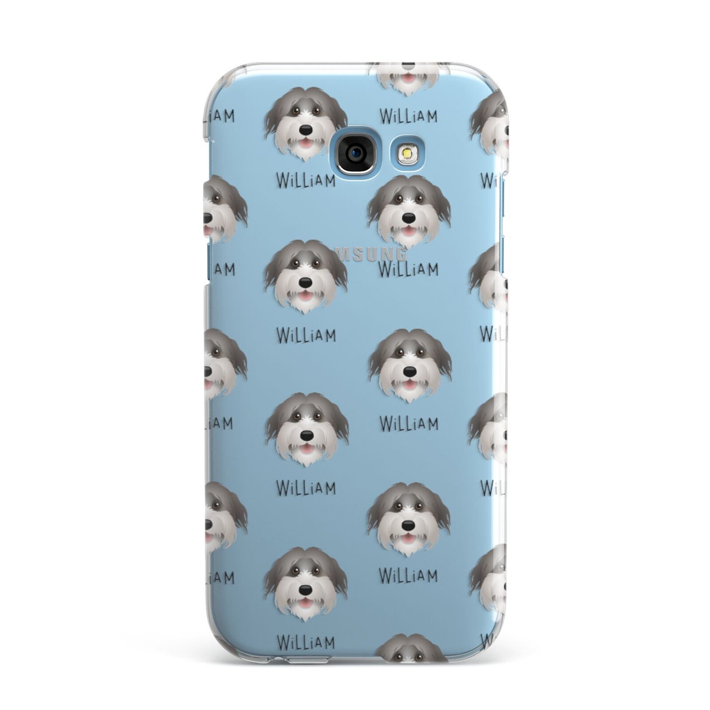 Pyrenean Shepherd Icon with Name Samsung Galaxy A7 2017 Case