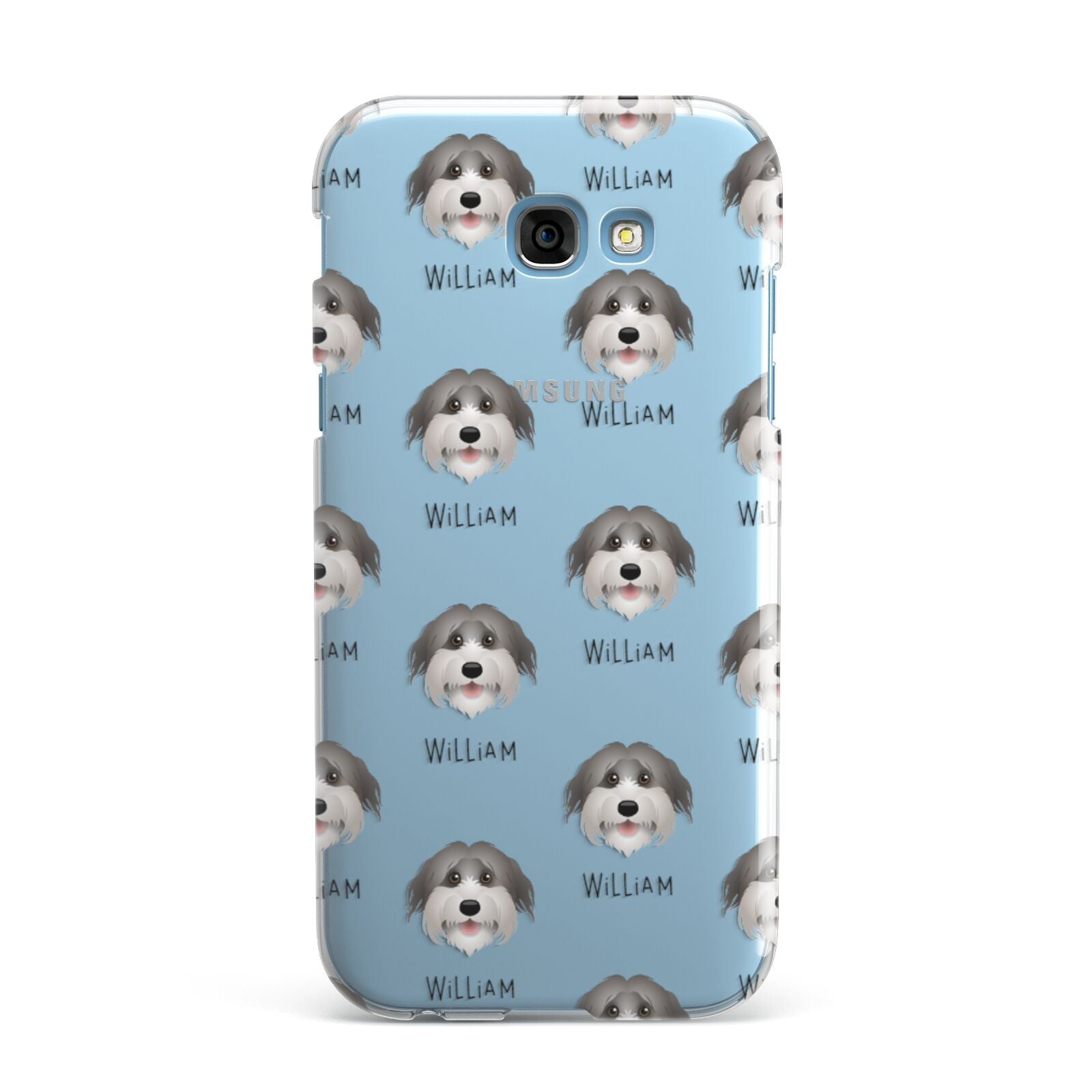 Pyrenean Shepherd Icon with Name Samsung Galaxy A7 2017 Case