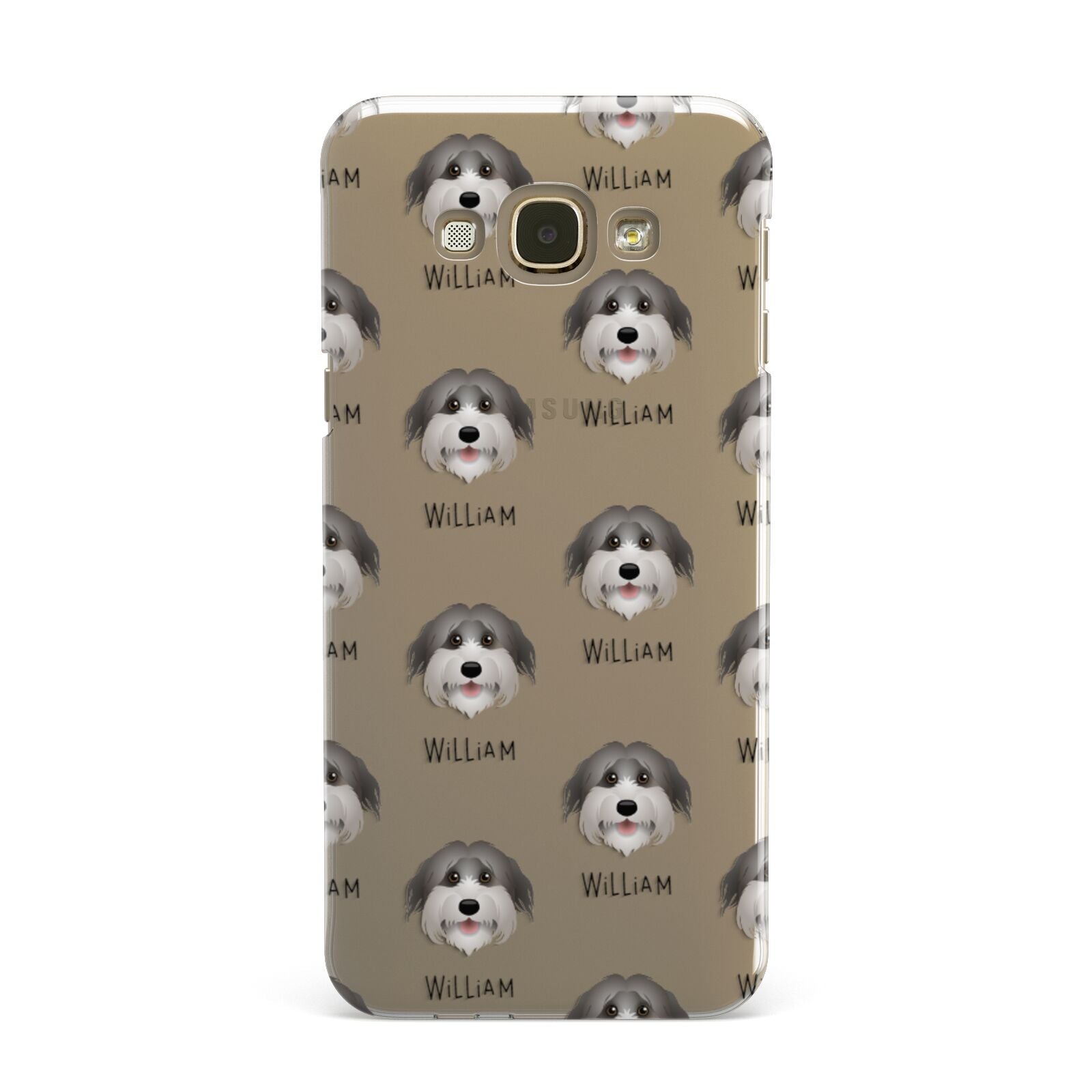Pyrenean Shepherd Icon with Name Samsung Galaxy A8 Case