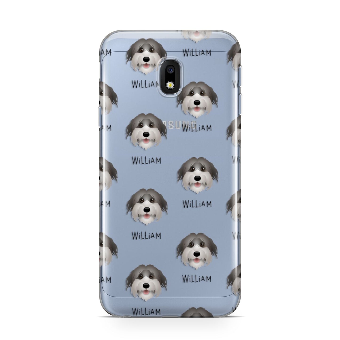 Pyrenean Shepherd Icon with Name Samsung Galaxy J3 2017 Case