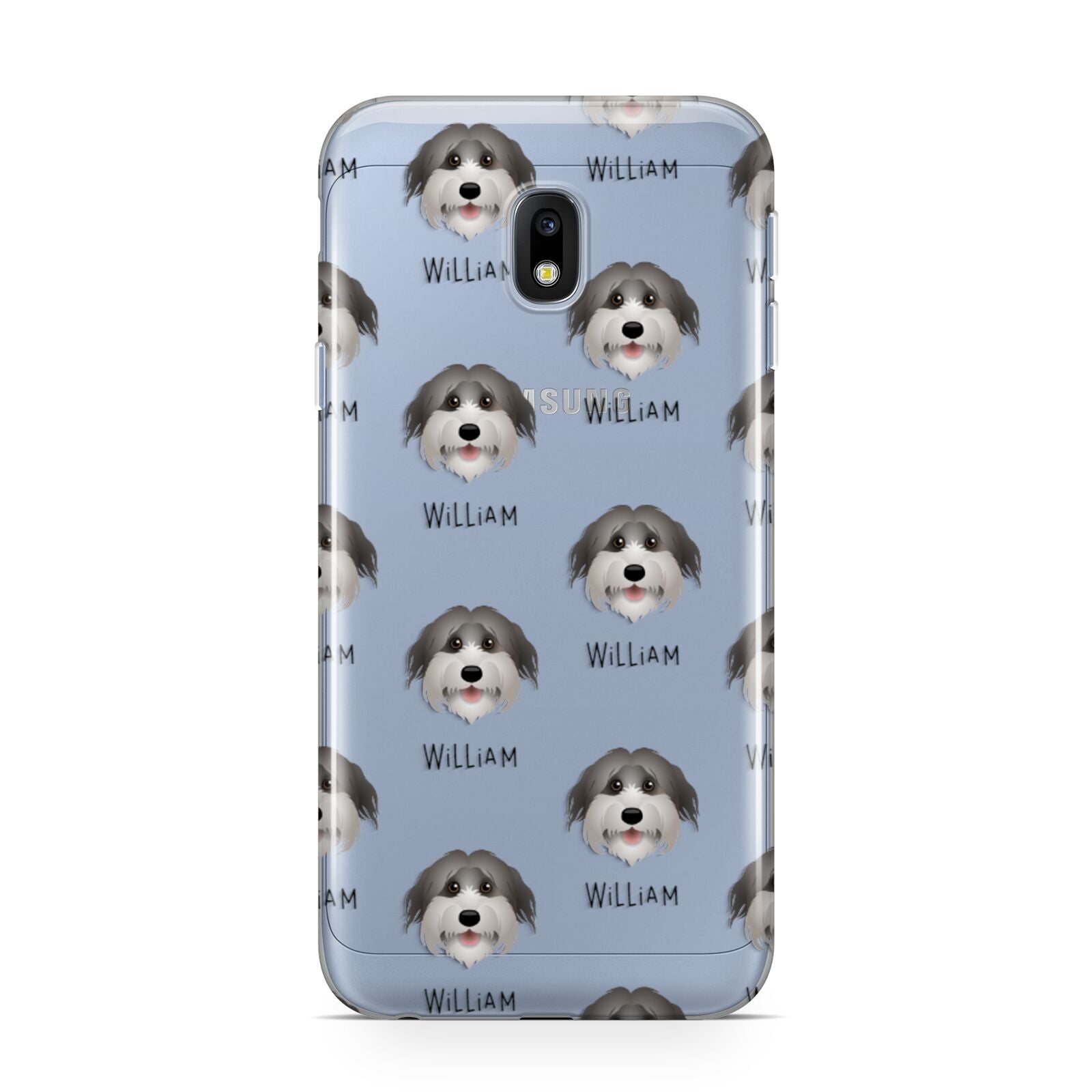 Pyrenean Shepherd Icon with Name Samsung Galaxy J3 2017 Case