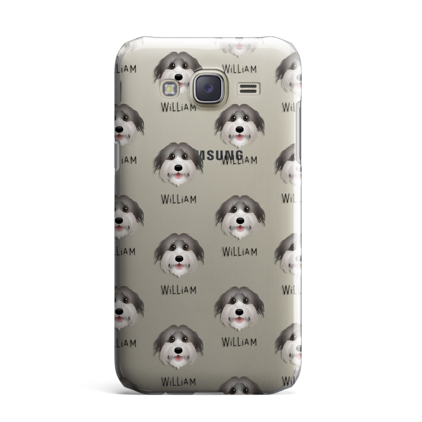 Pyrenean Shepherd Icon with Name Samsung Galaxy J7 Case