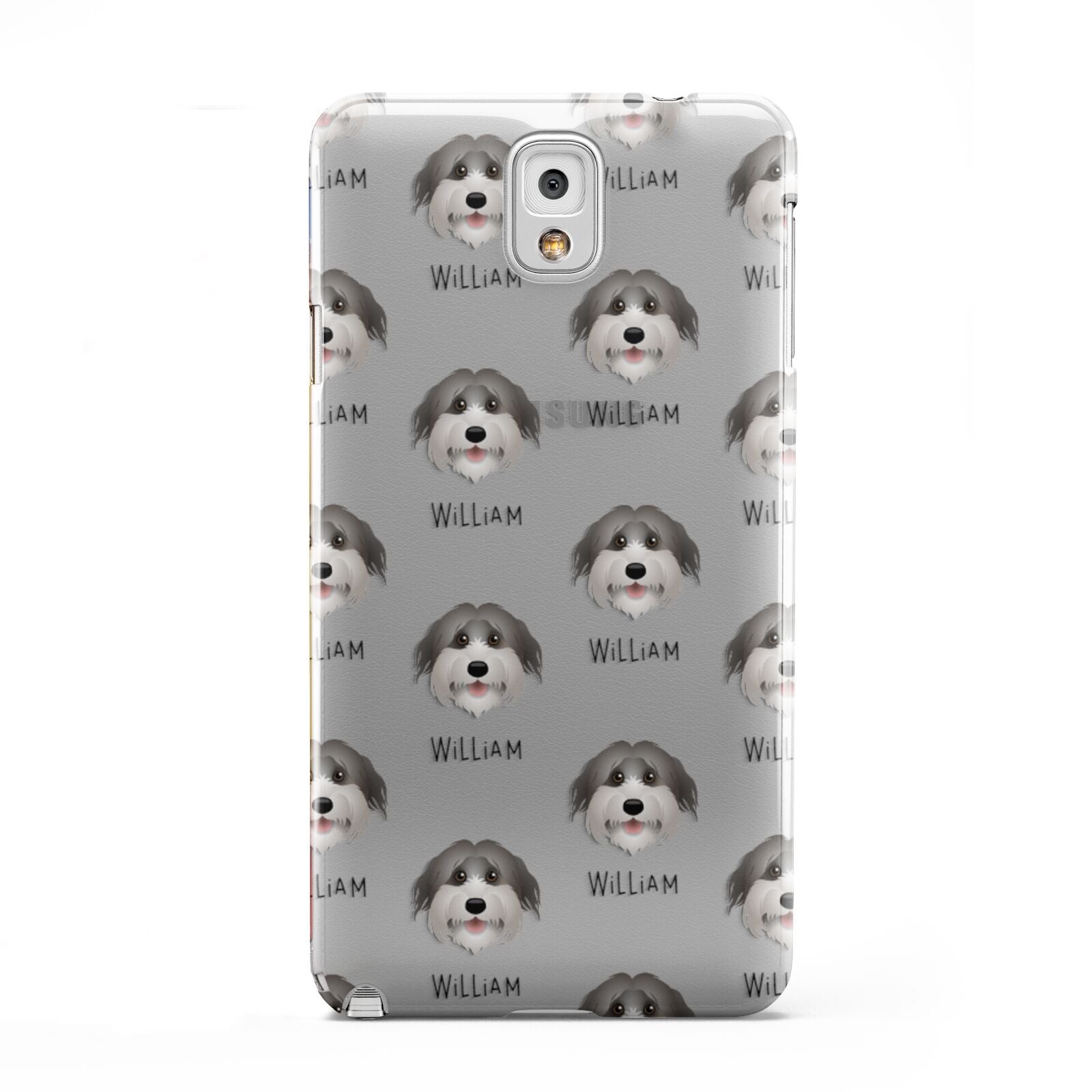 Pyrenean Shepherd Icon with Name Samsung Galaxy Note 3 Case