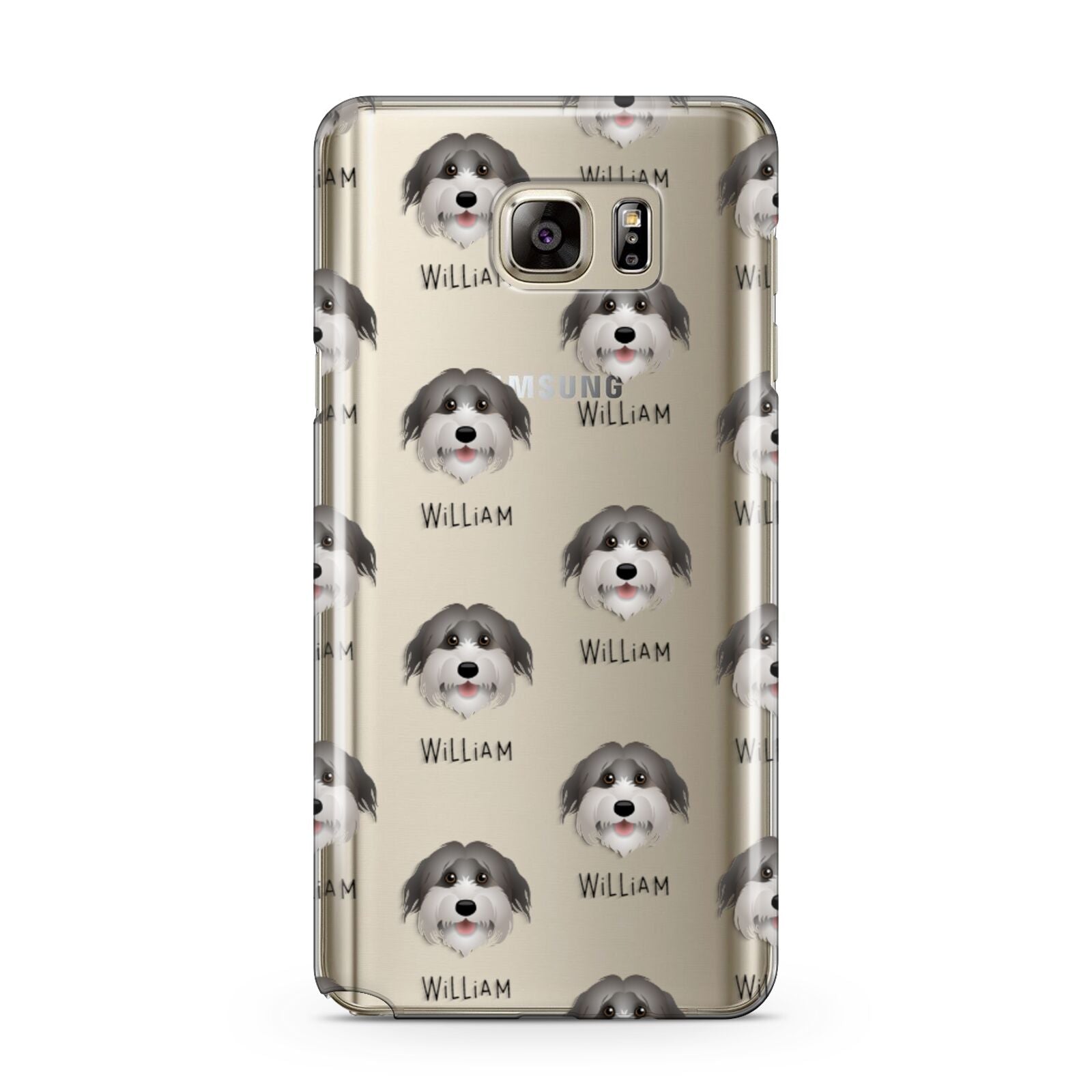 Pyrenean Shepherd Icon with Name Samsung Galaxy Note 5 Case