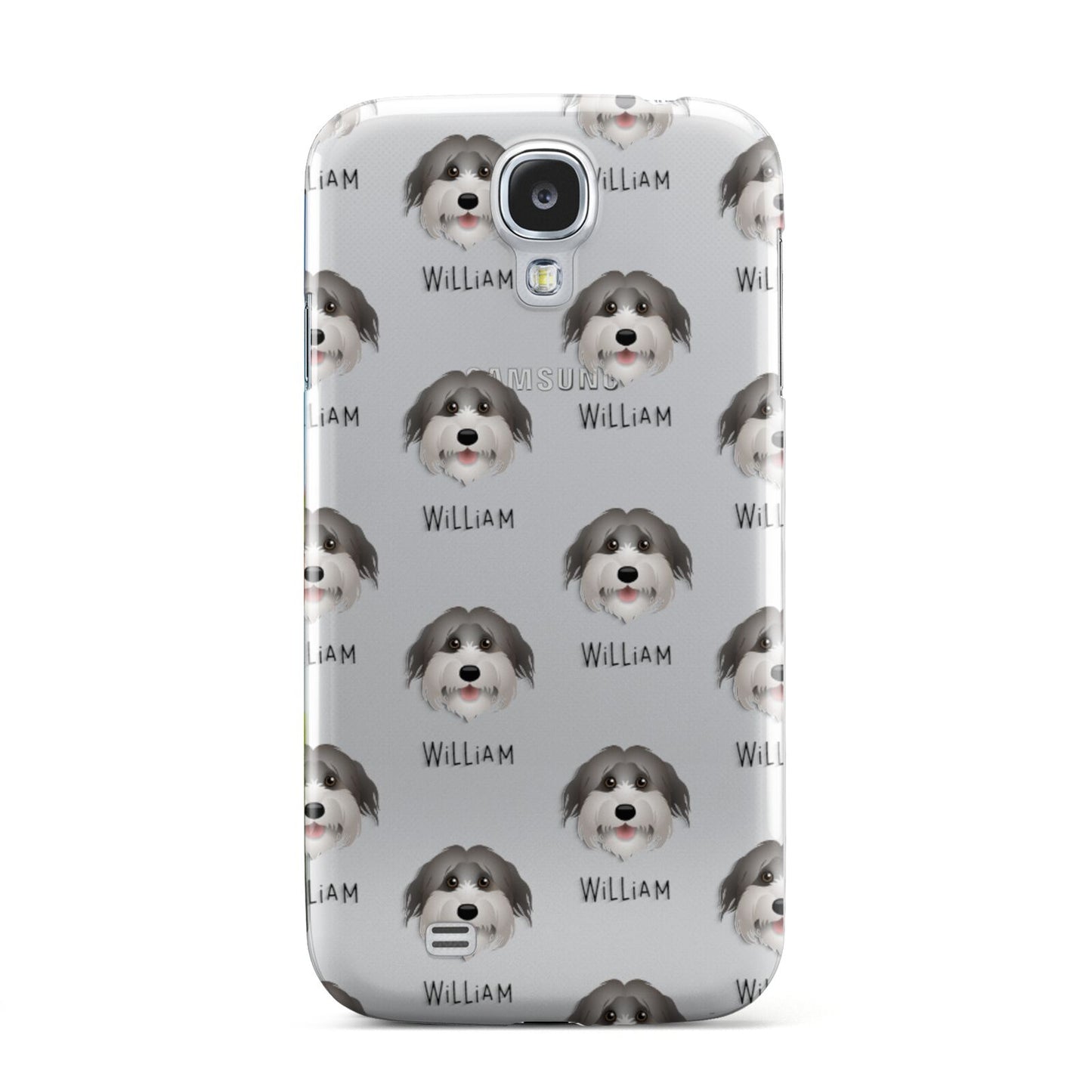 Pyrenean Shepherd Icon with Name Samsung Galaxy S4 Case