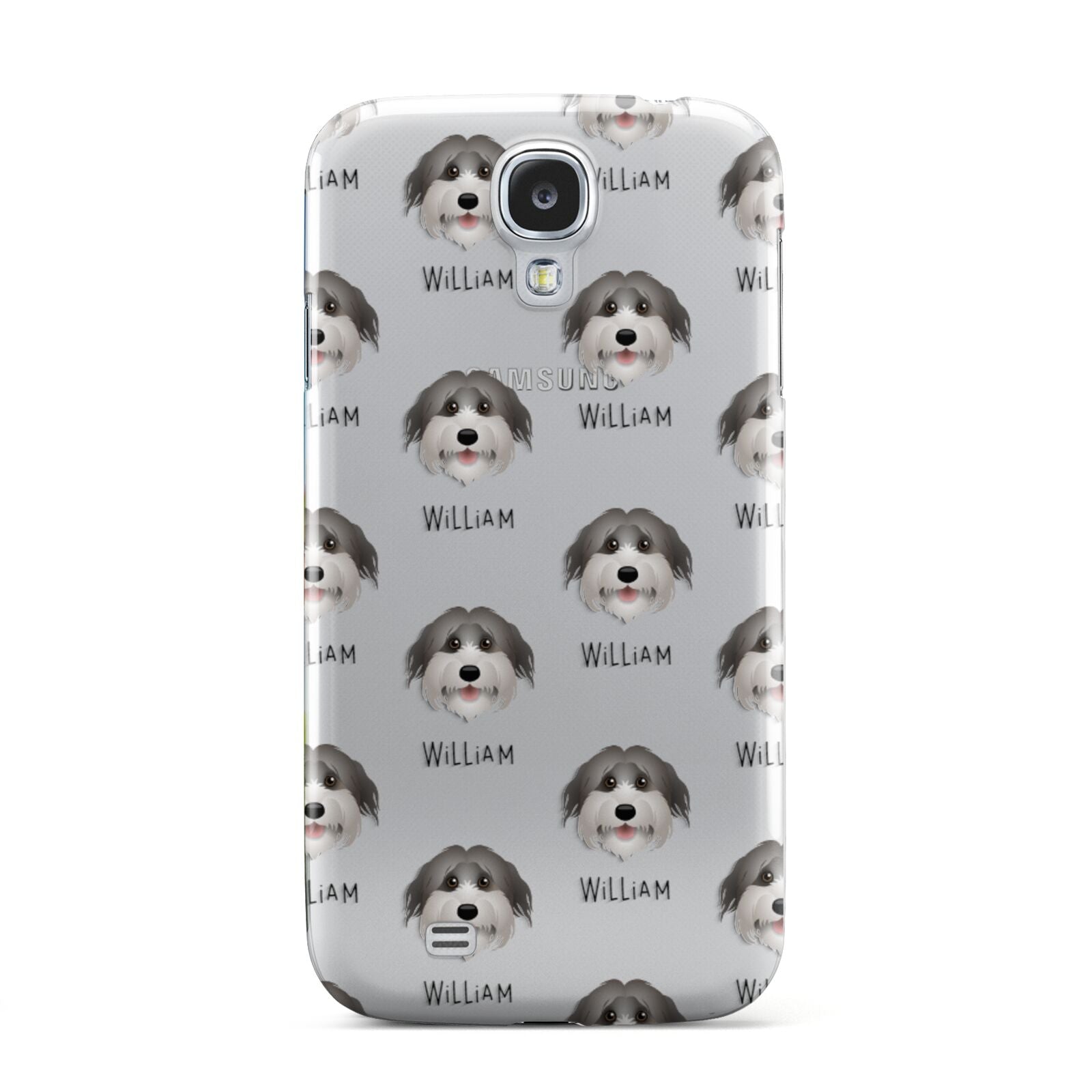 Pyrenean Shepherd Icon with Name Samsung Galaxy S4 Case