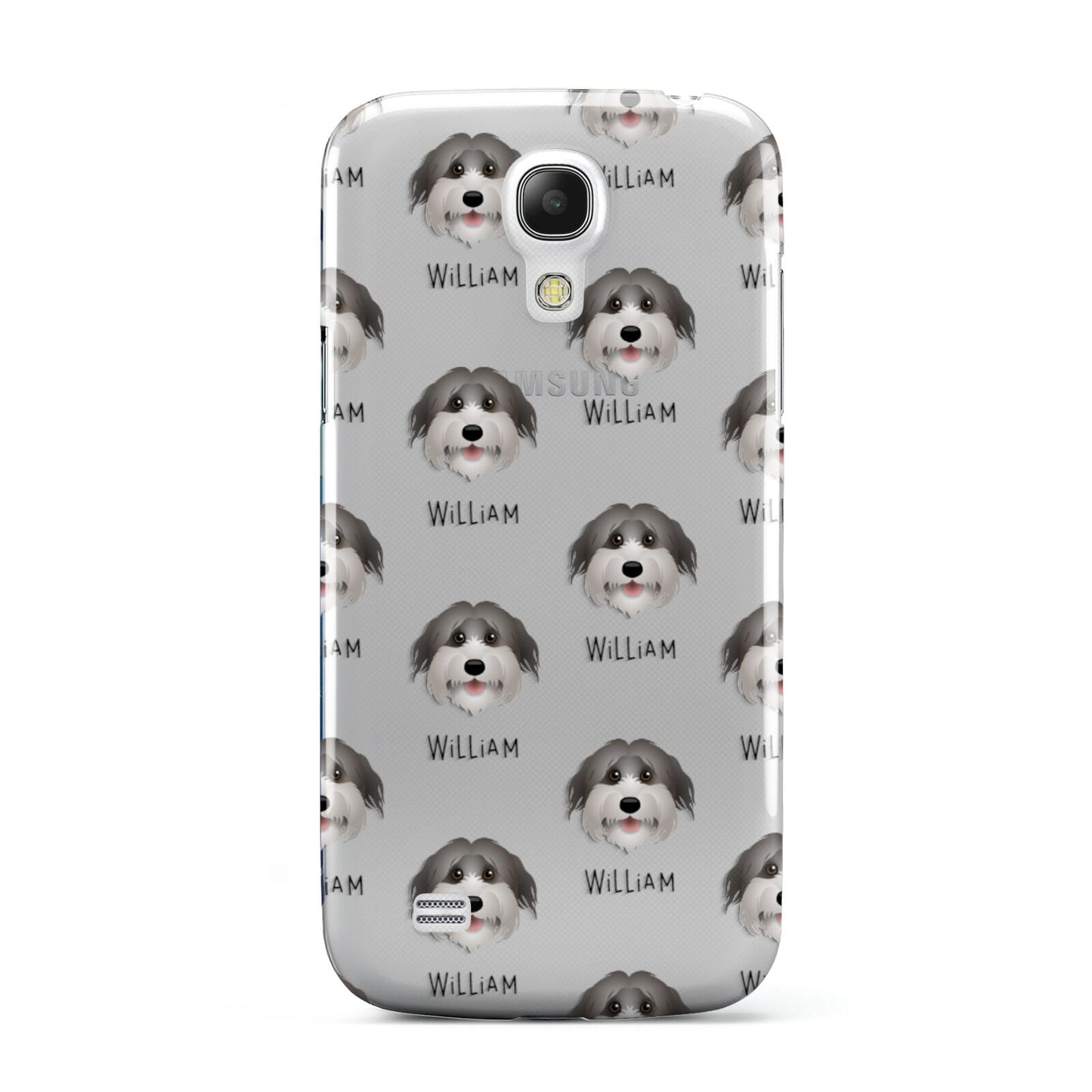 Pyrenean Shepherd Icon with Name Samsung Galaxy S4 Mini Case