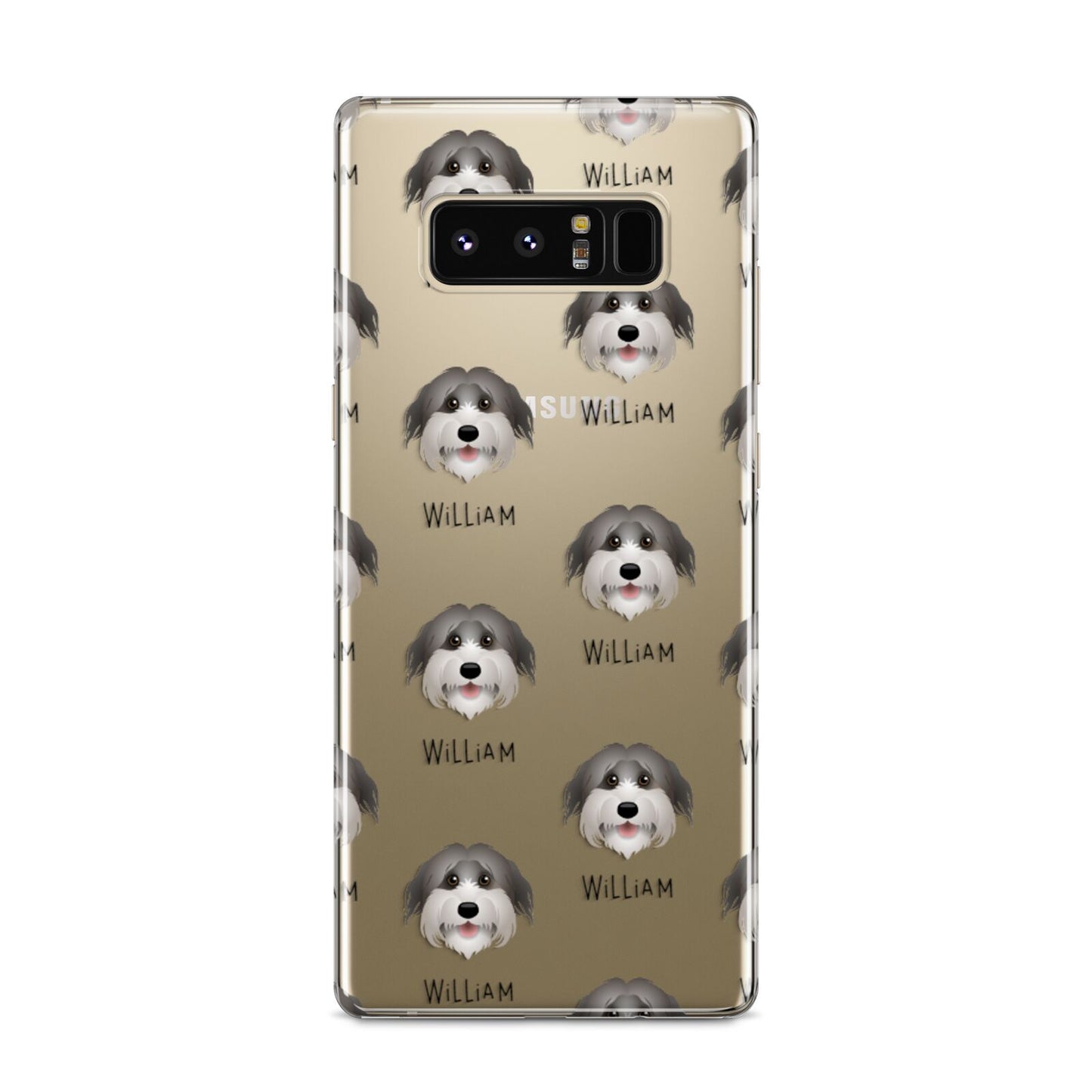 Pyrenean Shepherd Icon with Name Samsung Galaxy S8 Case