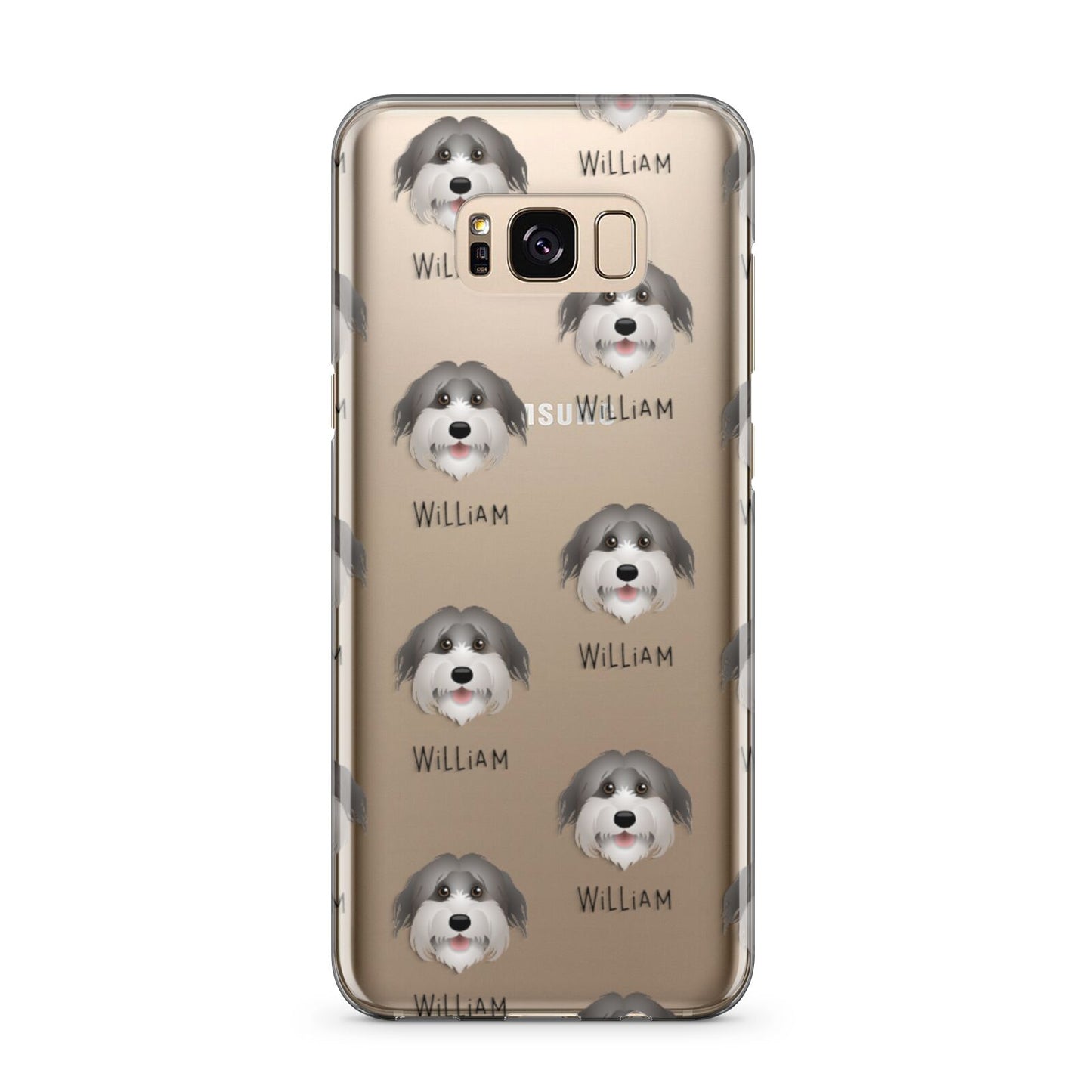 Pyrenean Shepherd Icon with Name Samsung Galaxy S8 Plus Case