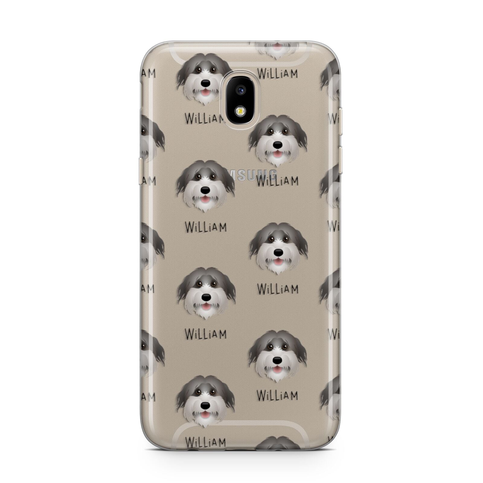 Pyrenean Shepherd Icon with Name Samsung J5 2017 Case