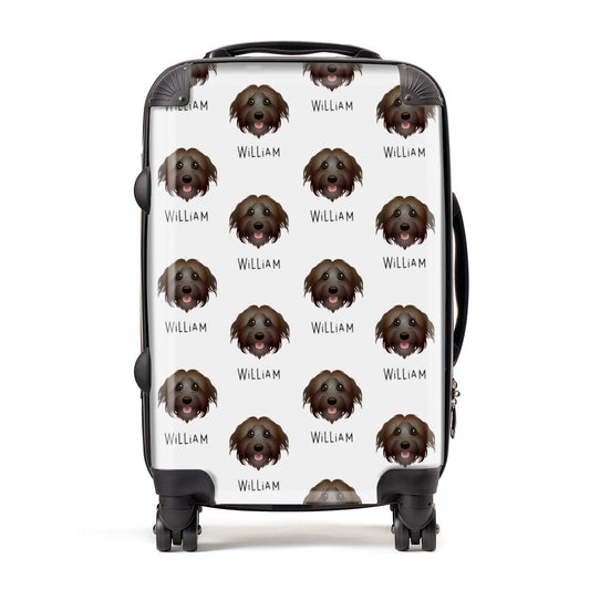 Pyrenean Shepherd Icon with Name Suitcase