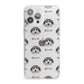Pyrenean Shepherd Icon with Name iPhone 13 Pro Max Clear Bumper Case