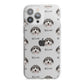 Pyrenean Shepherd Icon with Name iPhone 13 Pro Max TPU Impact Case with White Edges