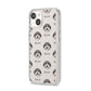 Pyrenean Shepherd Icon with Name iPhone 14 Clear Tough Case Starlight Angled Image