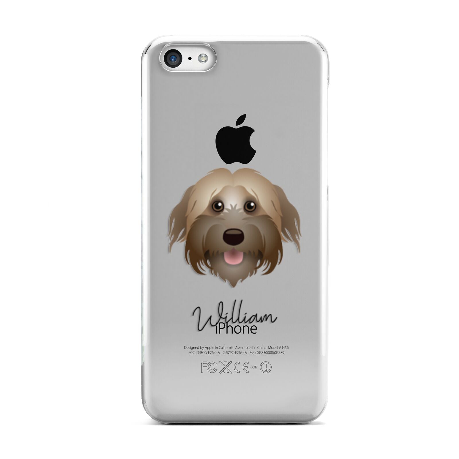 Pyrenean Shepherd Personalised Apple iPhone 5c Case