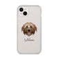 Pyrenean Shepherd Personalised iPhone 14 Plus Clear Tough Case Starlight