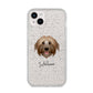 Pyrenean Shepherd Personalised iPhone 14 Plus Glitter Tough Case Starlight