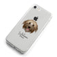 Pyrenean Shepherd Personalised iPhone 8 Bumper Case on Silver iPhone Alternative Image