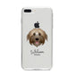 Pyrenean Shepherd Personalised iPhone 8 Plus Bumper Case on Silver iPhone