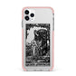 Queen of Pentacles Monochrome iPhone 11 Pro Max Impact Pink Edge Case