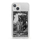 Queen of Pentacles Monochrome iPhone 13 Clear Bumper Case