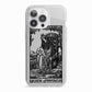 Queen of Pentacles Monochrome iPhone 13 Pro TPU Impact Case with White Edges