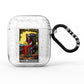 Queen of Pentacles Tarot Card AirPods Glitter Case
