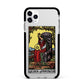 Queen of Pentacles Tarot Card Apple iPhone 11 Pro Max in Silver with Black Impact Case